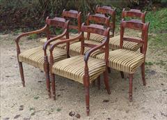 set of 8 Regency mahogany antique dining chairs2.jpg